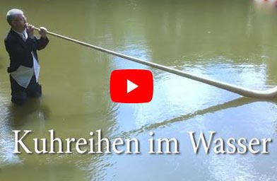 Franz Schüssele: Kuhreihen im Wasser 